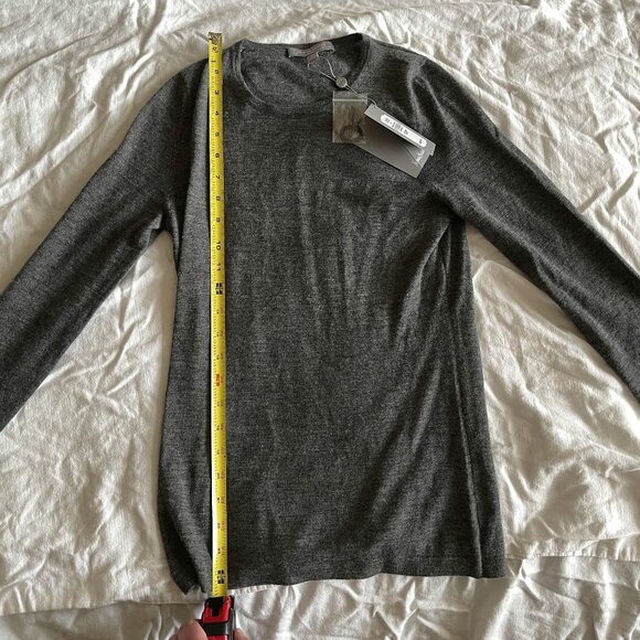 Neiman Marcus Cashmere Collection Cashmere Superfine Crewneck Top, XS/P - Picture 6 of 11